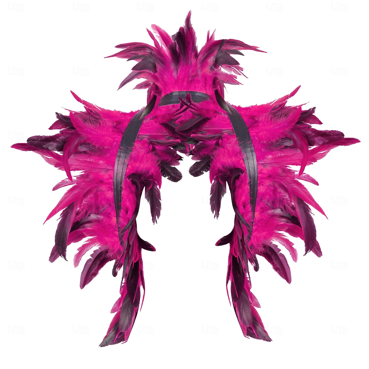 Carnaval 2026 Rio Carnaval Szamba Kiegészítők női piros tollas szárnyak hátizsák Brazíliai Fesztivál Előadói Jelmez 2026 - $17.99 –P6