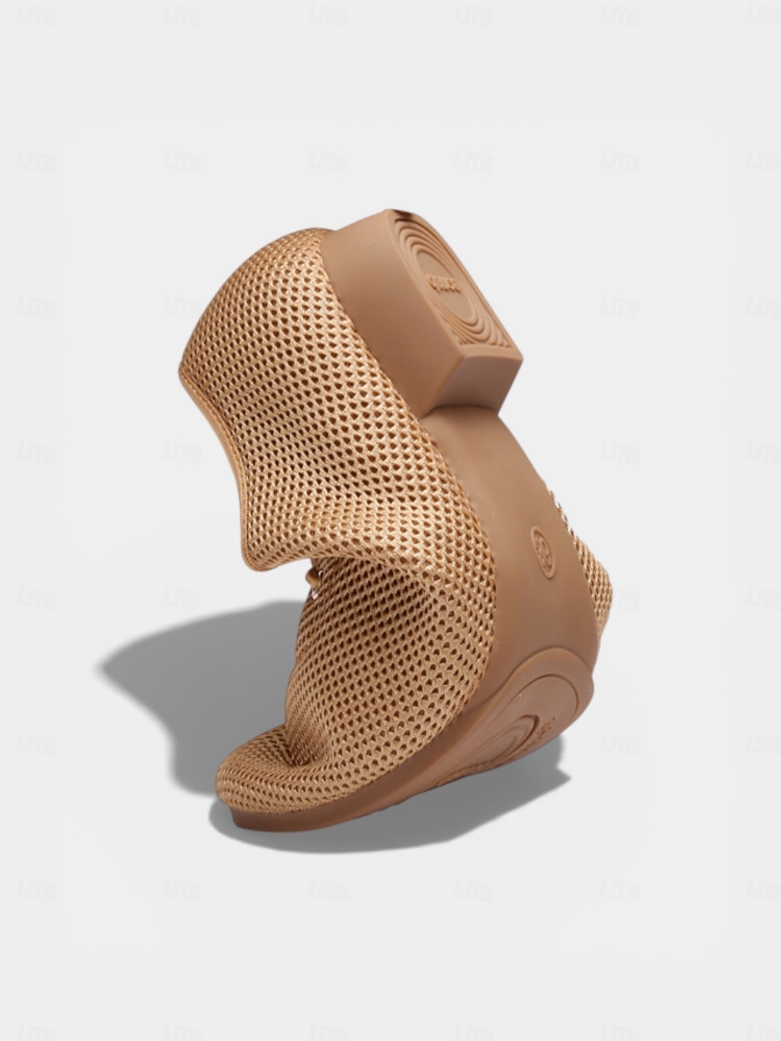 Professionele dansschoenen voor dames, gemaakt van nude mesh met veters, ademend en met een lage hak, geschikt voor ballroomdansen. &Latijns-Amerikaanse oefenschoenen voor studiotraining 2026 - $34.99 –P5