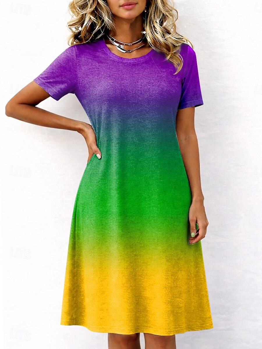 Mardi Gras Women's Midi Dress T Shirt Dress Tee Dress Shift Dress Summer Dress Casual Daily Regular Fit Graphic Abstract Short Sleeve Crew Neck White Light Purple Purple Summer Spring 2026 - $23.99 Mardi Gras Women's Midi Dress T Shirt Dress Tee Dress Shift Dress Summer Dress Casual Daily Regular Fit Graphic Abstract Short Sleeve Crew Neck White Light Purple Purple Summer Spring 2026 - $23.99