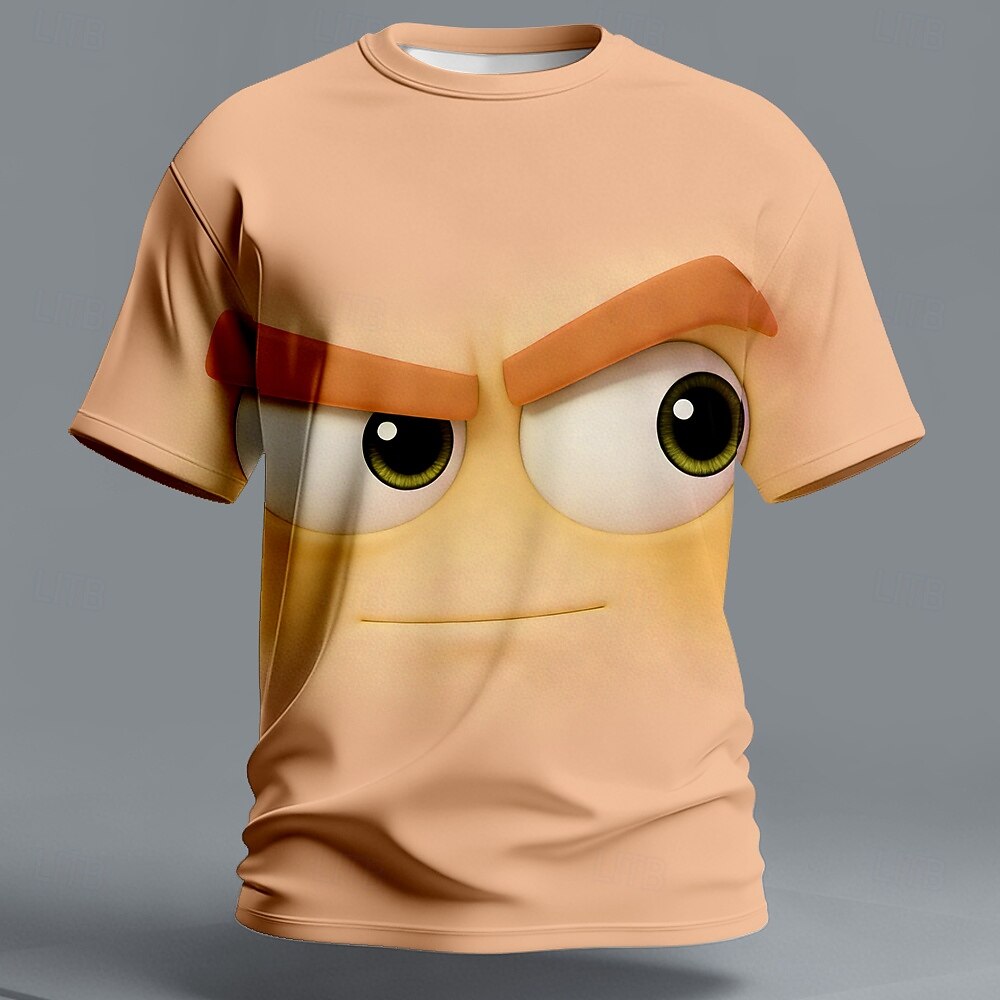 Homens Piadas Camiseta Manga Curta Camiseta Impressão 3D Gola Redonda Camisa Exagerado Designer Diário Bandagem Festa Azul Vermelho Roxo Verão Primavera Todas as Estações Roupa S M L XL XXL XXXL de 2026 por $21.99 –P5