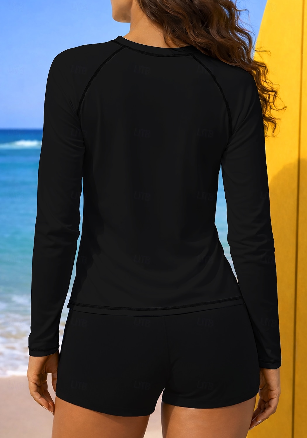 Mulheres Normal Maiô Rashguard Anti Atrito Maiô com estampa floral Floral Tropical Bloqueio de cores 2 Peças Bojo Removível Boyleg Proteção Solar UV UPF50+ Proteção UV Manga Longa Roupa de Banho Anti de 2026 por $31.99 –P2