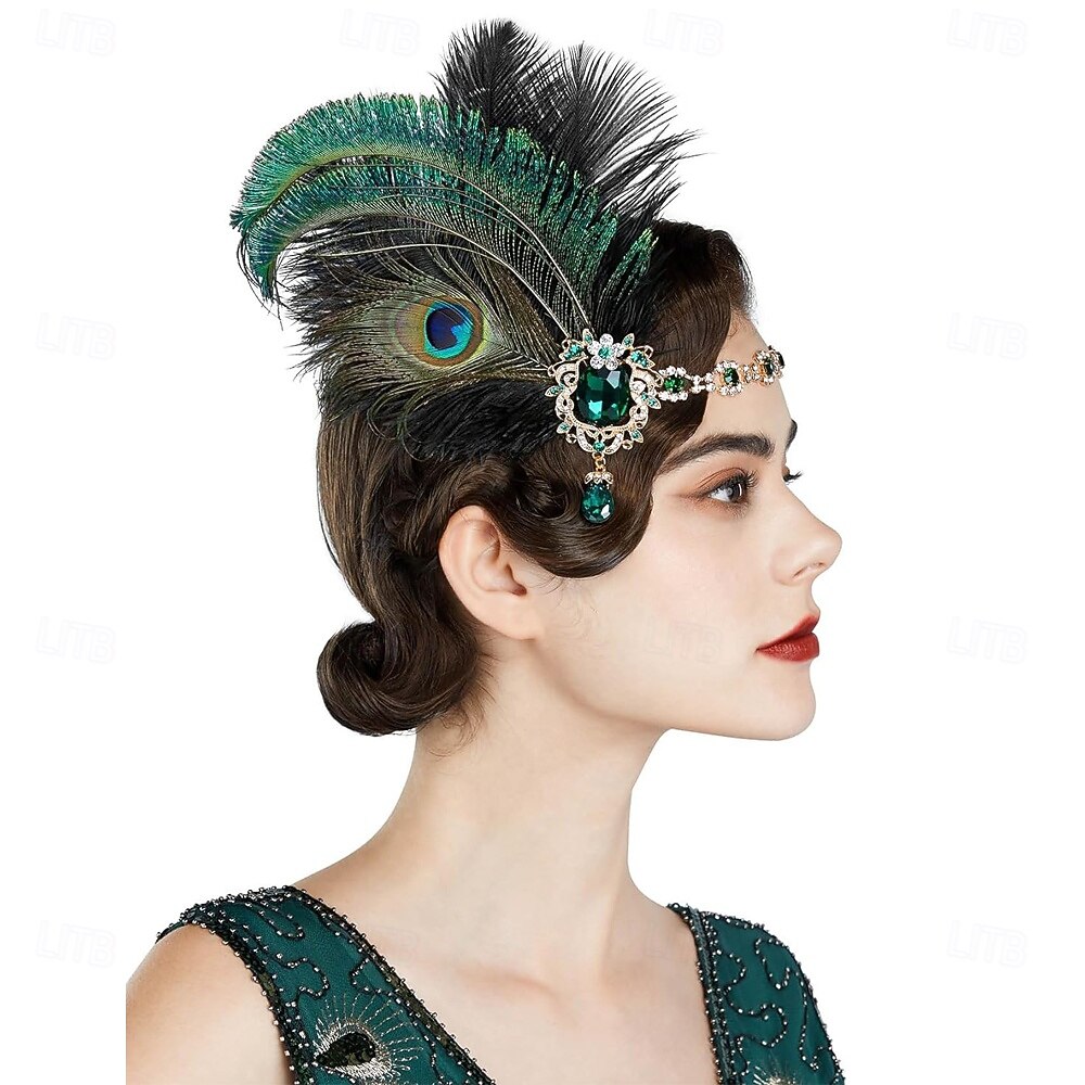 Anni 1920 Fascia Flapper Il grande Gatsby Senza colletto Costume Per donna Carnevale Mascherata Feste Mascherata Adulti 1 Paio di orecchini 1 Bracciale Guanti Tutte le stagioni del 2026 a $46.99 –P5