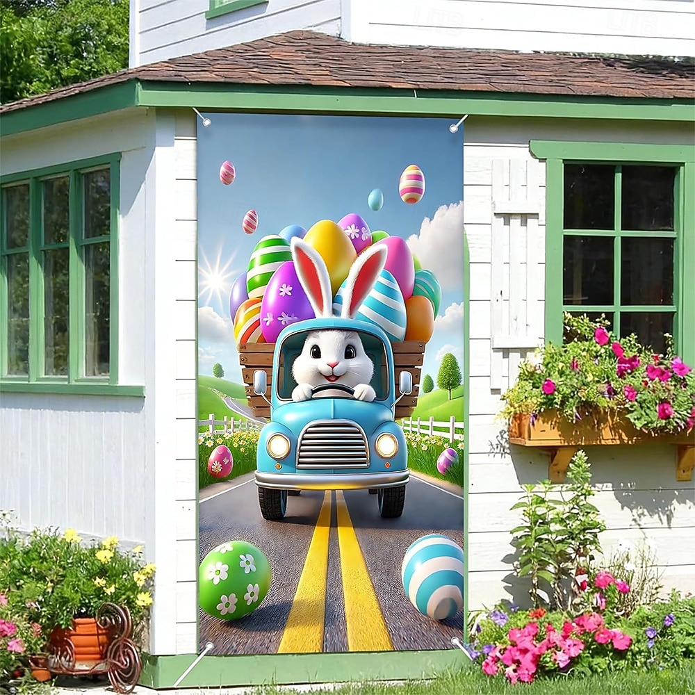 Πάσχα Αφίσες Κάλυμμα πόρτας Πανό εξωτερικού χώρου Rabbit χαριτωμένο στυλ 3D Πάρτι Κοιτώνας Δωμάτιο Εφήβων Κοιτώνας Κολλεγίου Υπνοδωμάτιο Guys Man Cave Frat Φόντα λήψης Διακόσμηση Σπιτιού 2026 - $17.99 –P6