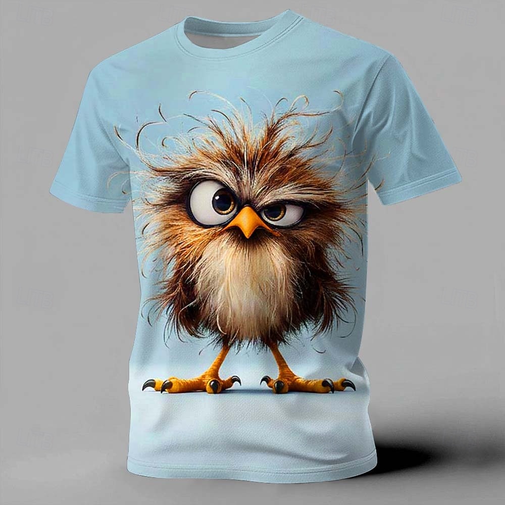 Ανδρικά Ζώο Αστείος Μπλουζάκι Κοντομάνικο Κοντομάνικη μπλούζα 3D εκτύπωση Στρογγυλή Ψηλή Λαιμόκοψη Πουκάμισο Εξωγκωμένος Υψηλής Ποιότητας Πάρτι Αργίες Θαλασσί Κίτρινο Βυσσινί Καλοκαίρι Άνοιξη Ρούχα 2026 - $21.99 –P1