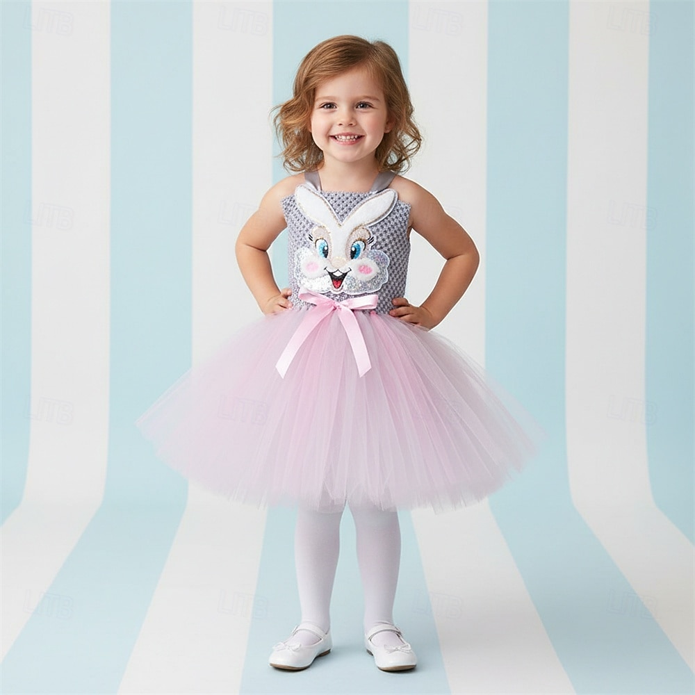 Tutu Robe Princess Animal Easter Bunny Dresses Funny Kid's Girls' Children's Day Easter Carnival Party Dress Up 2026 - $24.99 –P1