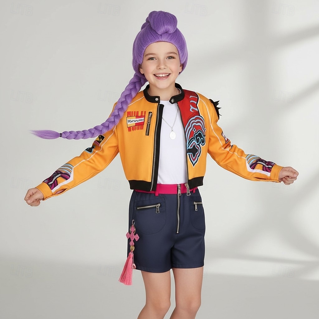 Εμπνευσμένο από την K-pop Κορεατικό Idol εμπνευσμένο Pop Star Στολές Φανταχτερή στολή Εικονικό είδωλο for Γυναικεία Ενήλικες Απόκριες Επίδοση Comic Con Έκθεση Anime 2026 - $62.99 –P5