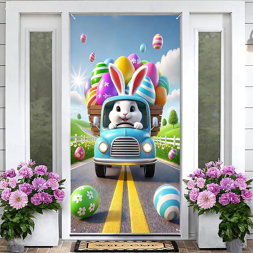 Πάσχα Αφίσες Κάλυμμα πόρτας Πανό εξωτερικού χώρου Rabbit χαριτωμένο στυλ 3D Πάρτι Κοιτώνας Δωμάτιο Εφήβων Κοιτώνας Κολλεγίου Υπνοδωμάτιο Guys Man Cave Frat Φόντα λήψης Διακόσμηση Σπιτιού 2026 - $17.99 –P5