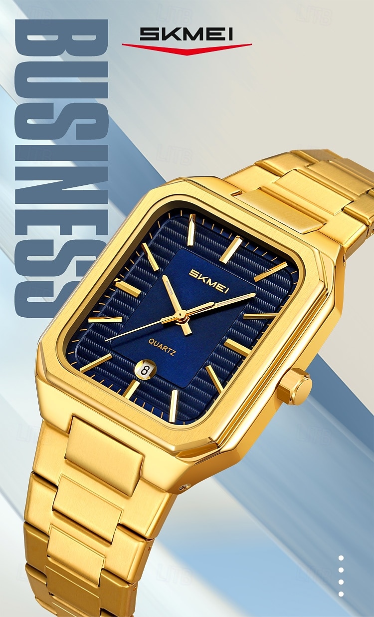 SKMEI Heren Quartz horloges Minimalistisch Modieus Vrijetijdshorloge Zakelijk Kalender WATERDICHT Wereldtijd Decoratie Teräs Horloge 2026 - $31.99 –P1
