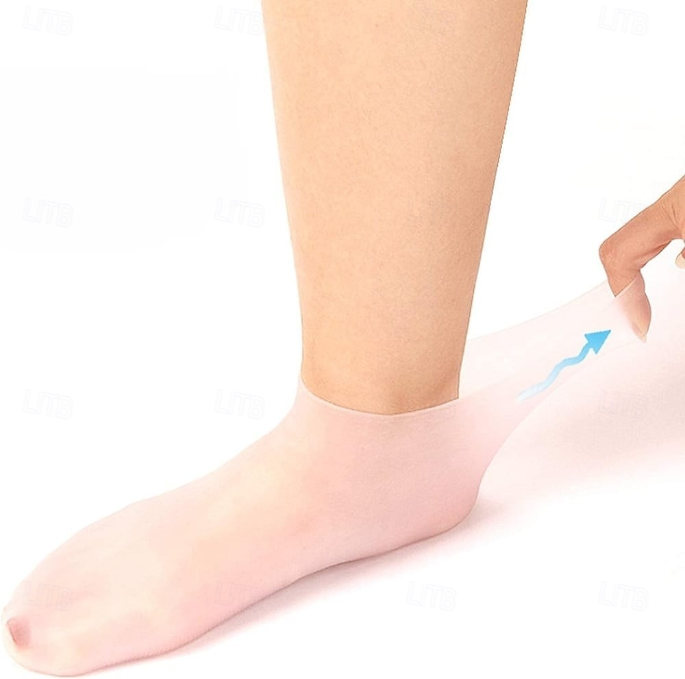 9 Pair Moisturizing Foot Mask Exfoliating Silicone Socks Beach Protective Socks Silicone Socks for Dry Cracked Feet, Women's Foot Socks for Moisturizing 2026 - $16.99 –P5