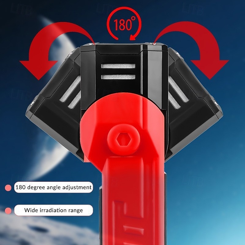 Flashlight with Dual Light Sources 180 Degree Rotating Digital Power Display USB-C Rechargeable for XTE for COB LED Outdoor Camping Hiking 2026 - $23.99 –P3