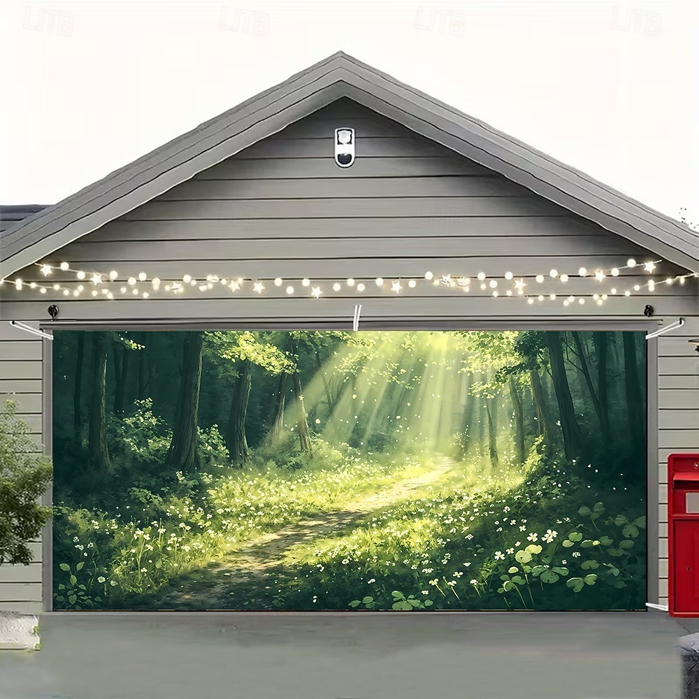 Ziua St. Patrick tapiserie Capac ușă de garaj Agățat mare Trifoi Drăguţ #D Petrecere Exterior Nuntă Fundaluri de fotografiere Curte Decorațiuni interioare 2026 - $49.99 –P5