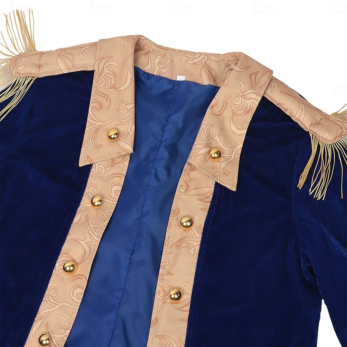 250th Anniversary USA Rococo Victorian Outfits Long Sleeves George Washington Fancy Dress Men's Halloween Carnival Independence Day 4th of July Adults Coat 2026 - $58.99 –P5