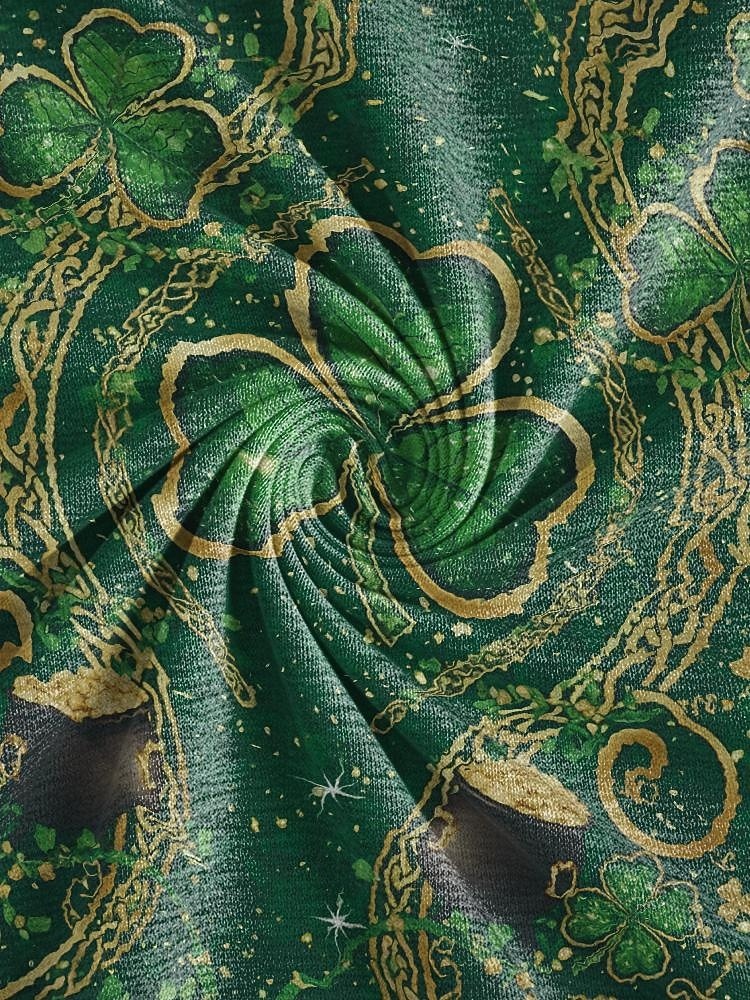 Scaldacollo da donna per San Patrizio: molteplici fantasie, materiale stampato in poliestere, versatile da usare come scaldacollo o come protezione per il viso, perfetto per le celebrazioni festive del 2026 a $11.99 –P9