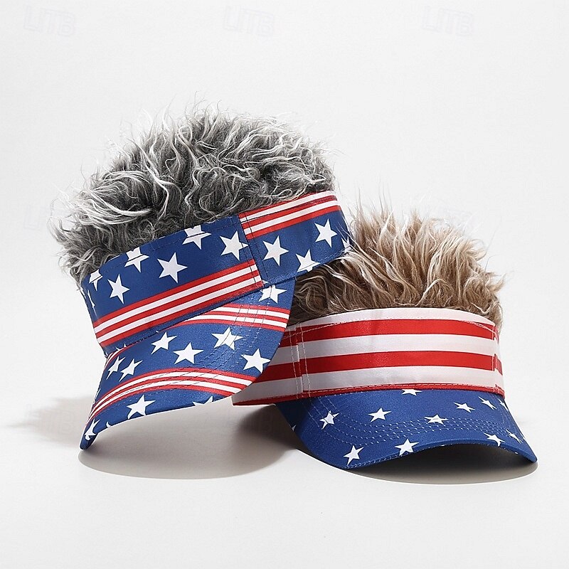 Casquette à visière Drapeau Américain Étoiles et rayures Rétro Vintage Drôle Patriotique 1776-2026 pour Unisexe Adulte Impression 3D  pour Jour de l'Indépendance / 4 Juillet 4 Juillet Extérieur de 2026 ? $20.99 –P9