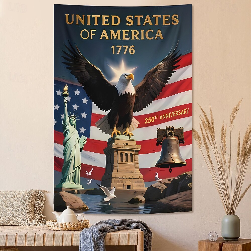 Independence Day Tapestry Banners Blanket Flag 3D Bedroom Living Room Dorm Teens Room College Dorm Wall Porch Home Decor 2026 - $20.99 –P2