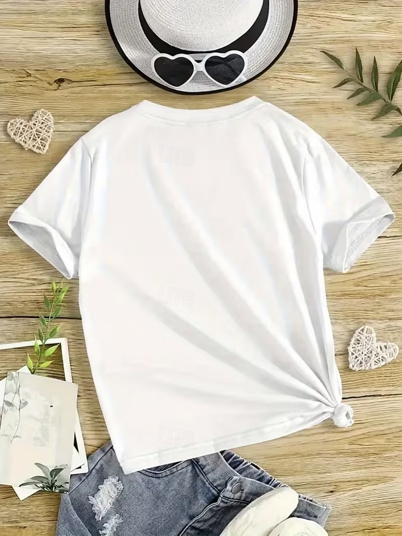 Chico 3D Graphic Camiseta Manga Corta Impresión 3D Verano Primavera Deportes Moda Ropa de calle Niños 4-12 años Cuello Barco Casual Diario Exterior Ajuste regular 2026 - $12.99 –P2