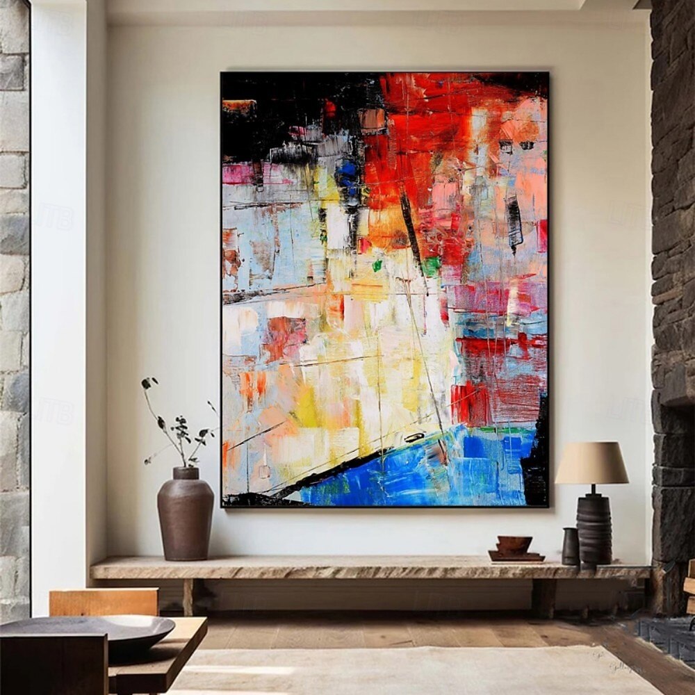 Handmade Oil Painting Canvas Wall Art Decoration Modern Abstract ...