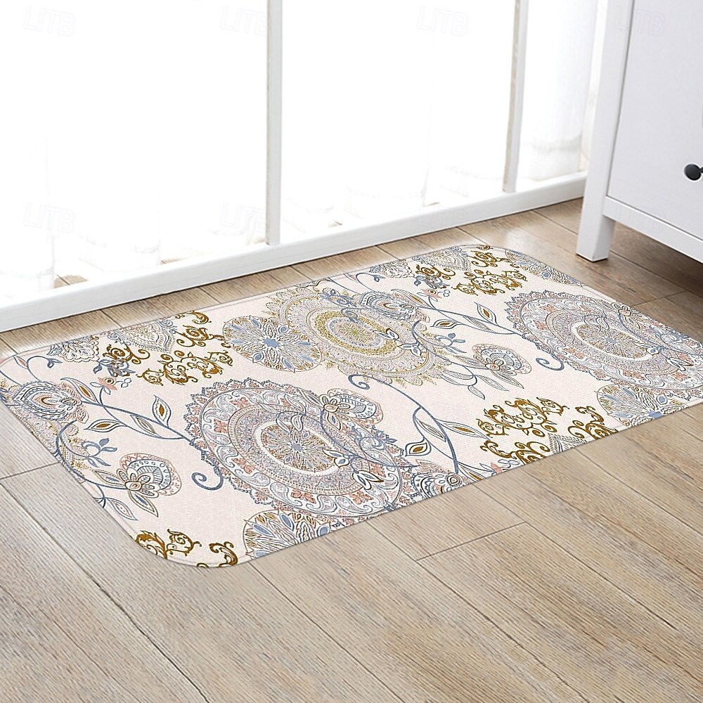 Hallway Runner Rug Bohemian Patterned Flannel Fabric Printed Home Floor Decoration Mat Non Slip Soft Door Mat Entrance Bathroom Floor Rug 2026 - $18.99 –P1