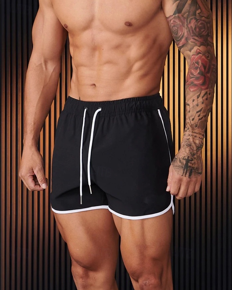 Férfi Kratke hlače za trčanje Sportos rövidnadrág Rövidnadrág benti edzéshez Zsinór Zseb Elasztikus derékpánt Alsók Hétköznapi Szabadtéri Vakáció Nyár Gyors szárítás Könnyű Mekano Edzőterem edzés 2026 - $22.99 –P1