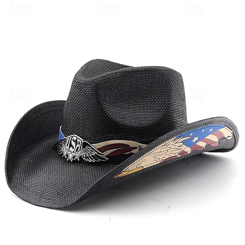 250° anniversario USA Retrò Vintage Far West Cappello da Cowboy Cappello da cowgirl Cowgirl Cowboy Cowboy del West Costume Unisex Mascherata 4 Luglio Feste Giorno dell'Indipendenza Adulti Cappello del 2026 a $29.99 –P1