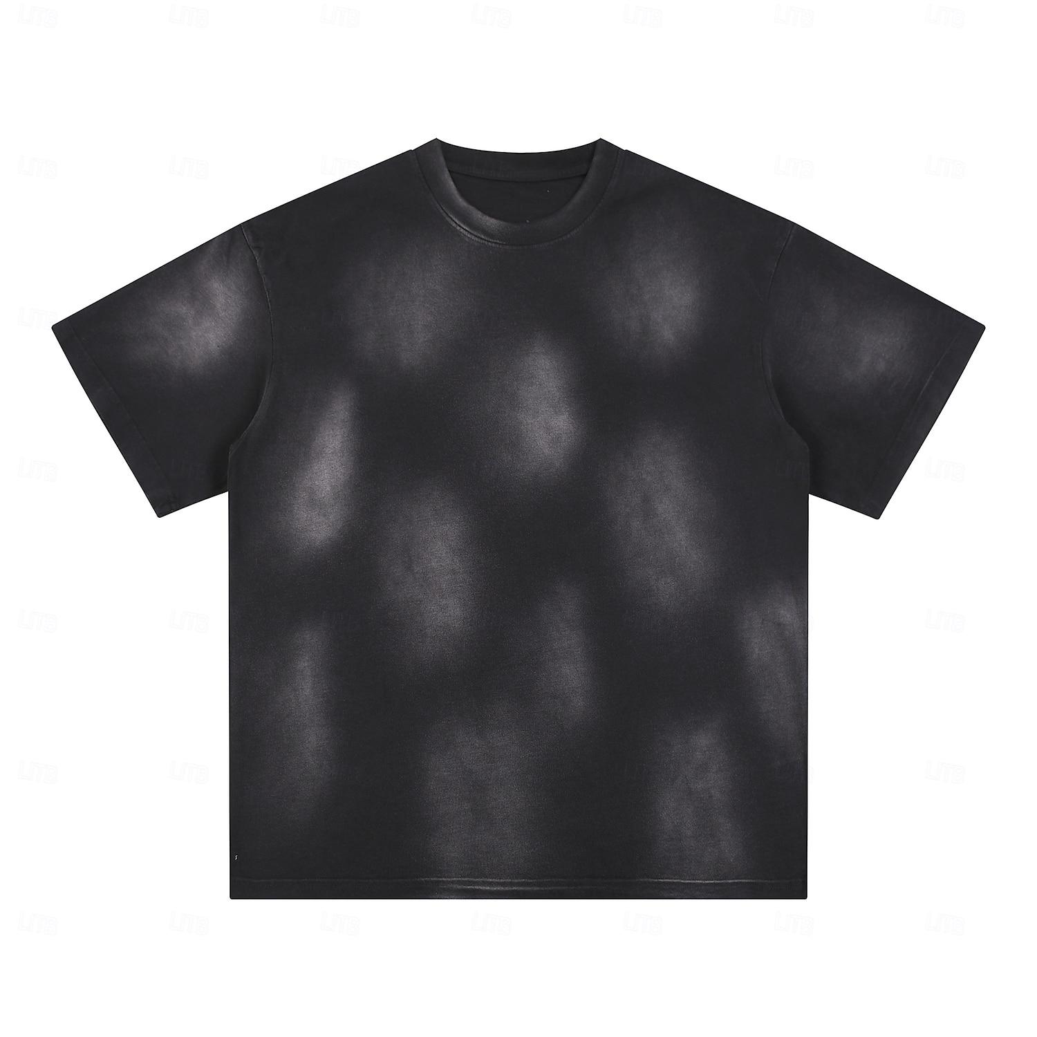 Men's T Shirt 100% Cotton Acid Wash Shirt Tee Top Short Sleeves Crew Neck Summer Spring Plain Fashion Designer Basic Garment Dyed Plain Vacation Street Going out Blue Black Pink Top Tee for Men 2026 - $32.99 –P5