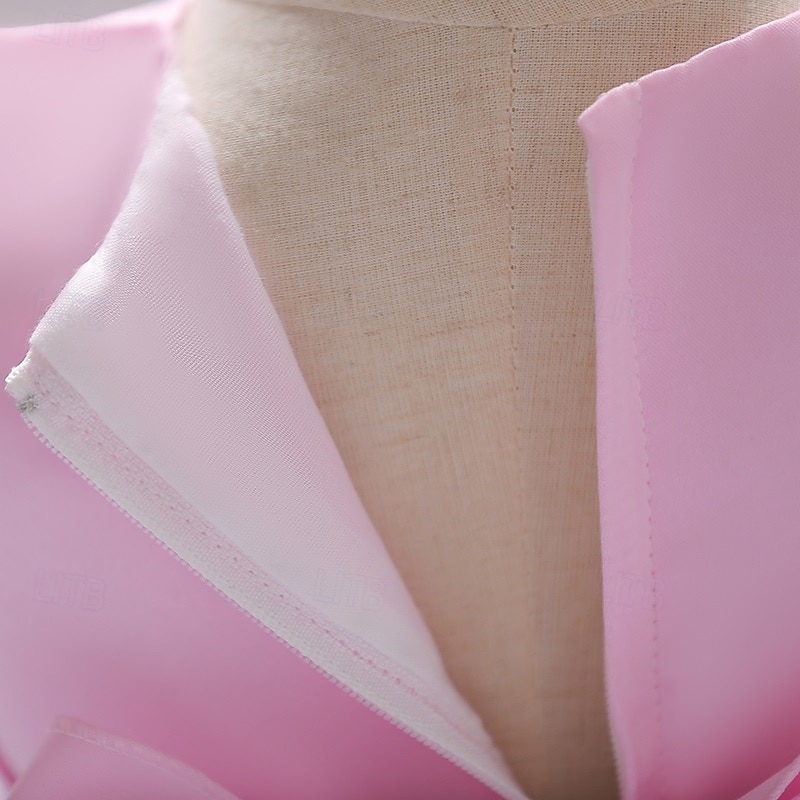 Bambini Ragazze Vestito da Festa Tinta unica Senza Maniche Compleanno festa di Natale Ricamato Principessa Dolce Poliestere Midi Vestito da Festa Estate Primavera 4-12 Anni Giallo Rosa Azzurro cielo del 2026 a $33.99 –P8