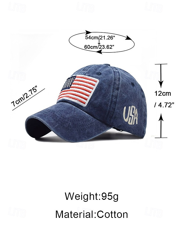 2026年 アメリカ合衆国250周年記念 メンズ 刺繍 USA ベースボールキャップ、コットン 調整可能な帽子、多色愛国的な旗デザインのアメリカ、独立記念日、フェスティバル、カジュアルウェアに最適  コレクション – $11.99 –P11