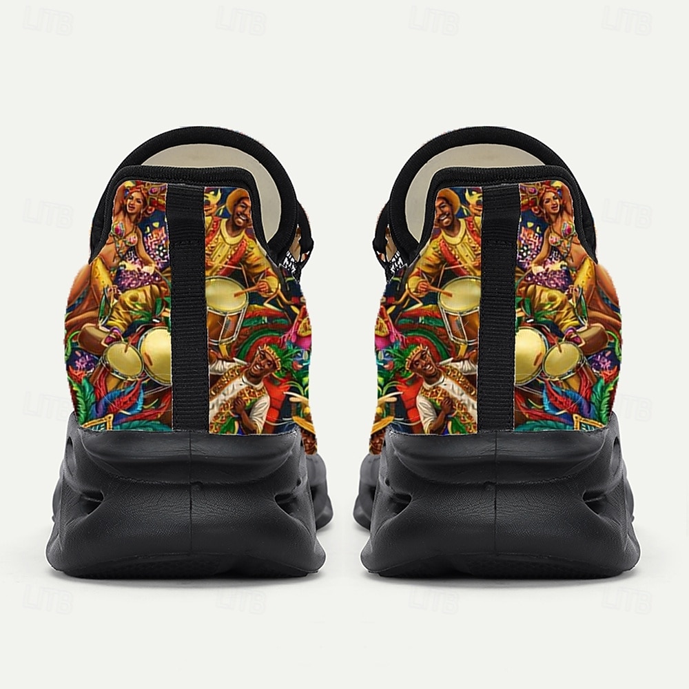 sneakers colorate da uomo per il carnevale: in similpelle con motivi audaci, perfette per il carnevale, gli eventi del carnevale e le celebrazioni festive del 2026 a $42.99 –P3