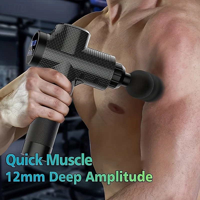 Massage Gun Fascia Deep Muscle Relax Body Neck Massager Electric Fitness Equipment Noise Reduction Male Female 2026 - $49.99 –P3