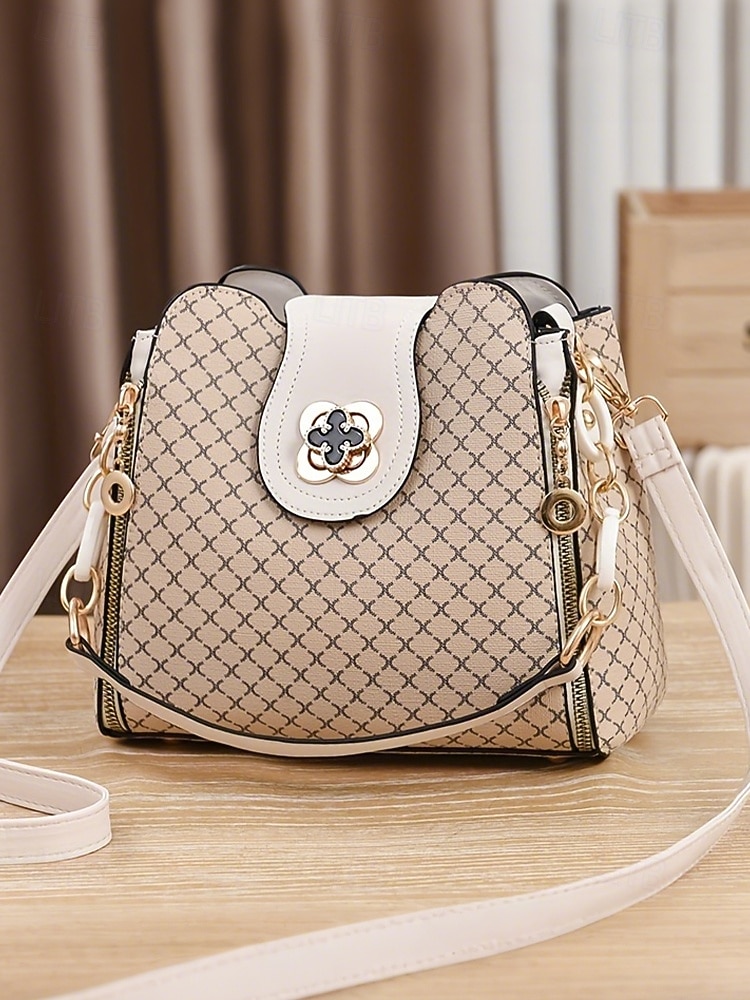 2026年 女性用PUレザーショルダーバッグ、マルチカラー、複数の持ち運びスタイルを備えた多用途のデザイン、スタイリッシュで広々とした日常使いに最適  コレクション – $26.99 –P3