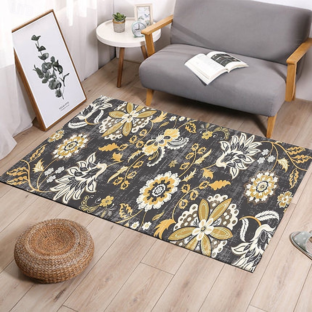Hallway Runner Rug Bohemian Patterned Flannel Fabric Printed Home Floor Decoration Mat Non Slip Soft Door Mat Entrance Bathroom Floor Rug 2026 - $18.99 –P10