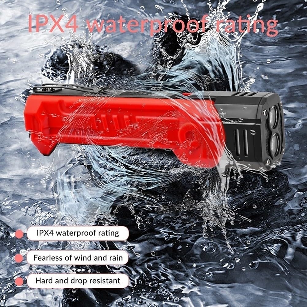 Flashlight with Dual Light Sources 180 Degree Rotating Digital Power Display USB-C Rechargeable for XTE for COB LED Outdoor Camping Hiking 2026 - $23.99 –P6