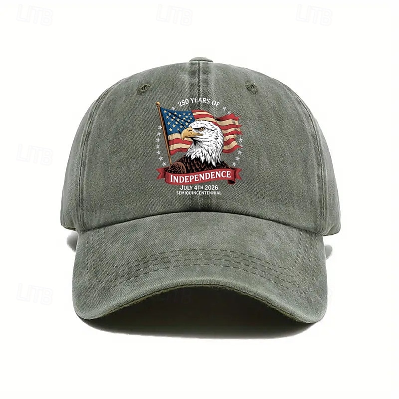 Bască de Baseball Steagul american Retro / vintage Patrimoniu Patriotic 1776-2026 pentru Unisex Adulți Imprimare 3D pentru Ziua Independentei 4 iulie În aer liber Casul / Zilnic 2026 - $15.49 –P6