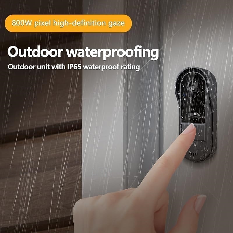Video Doorbell 4.3-inch Hd Indoor Display, 170 Wide-angle View, Two-way Audio, Automatic Image Recording 2026 - $89.99 –P3