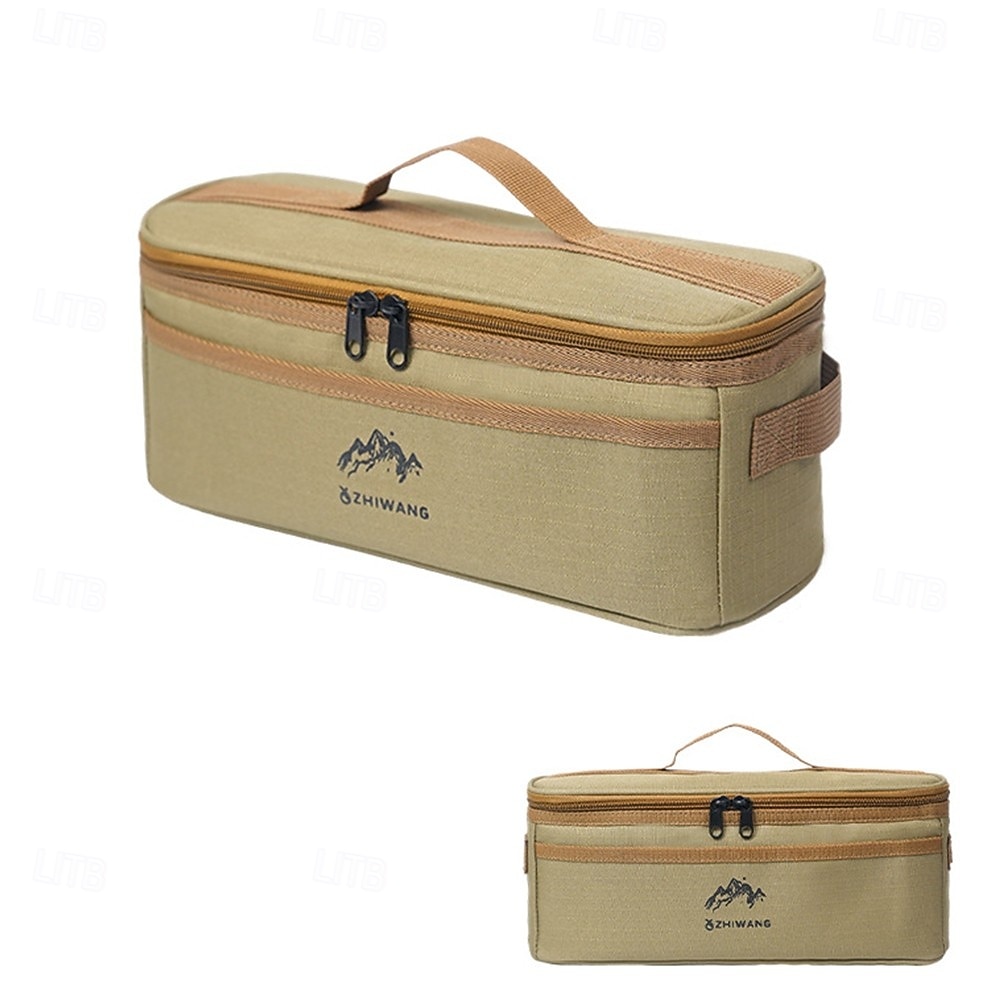 Oppbevaringspose for campingutstyr, bærbar utendørs kjøkkenorganisator for gryter, boller, bestikk &bestikk, multifunksjonell campingutstyrsbæreveske med beskyttende polstring 2026 - $9.99 –P6