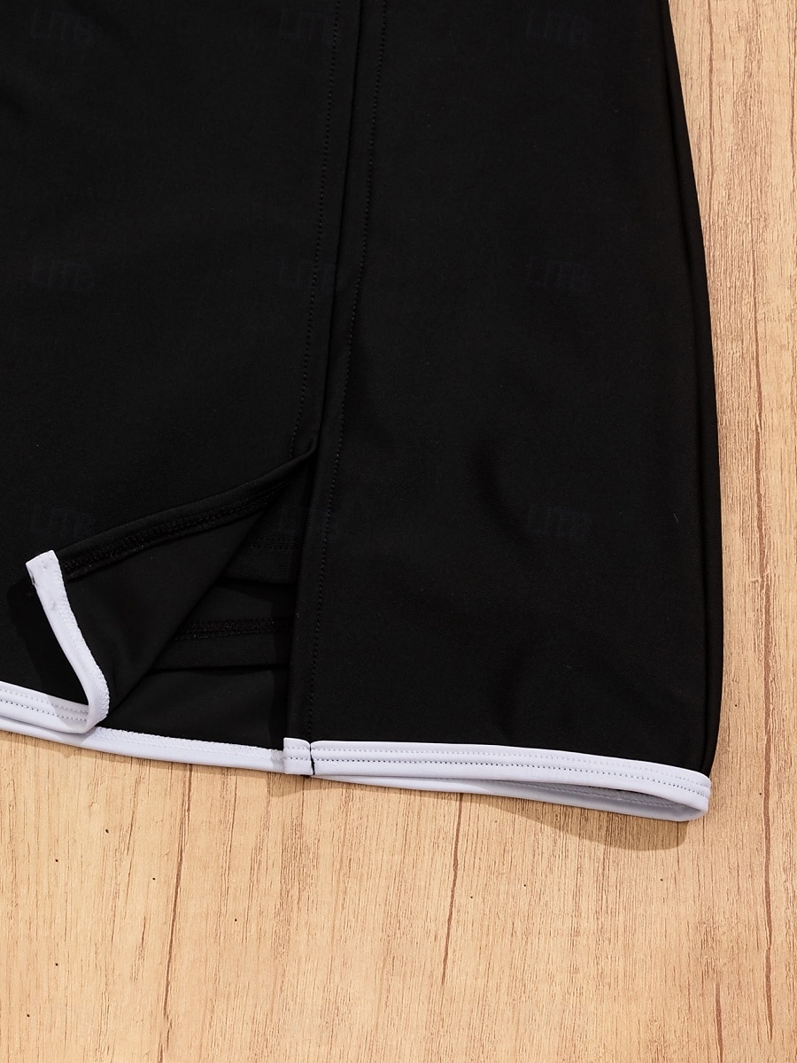 Γυναικεία Μαγιό τανκίνι 2 κομμάτι Φούστα Μαγιό Έλεγχος κοιλιάς Ψηλή Μέση Λεπτό Εξώπλατο Διακοπές Ρούχα παραλίας Συμπαγές Χρώμα Λαιμόκοψη U Αμάνικο Μαγιό 2026 - $34.99 –P8