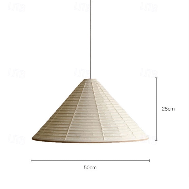 kuželové závěsné světlo, zúžená závěsná lampa z rýžového papíru 13,8", moderní stropní svítidlo s objímkou E26, bílý farmářský lustr do obývacího pokoje, jídelny, ložnice 2026 - $183.59 –P6