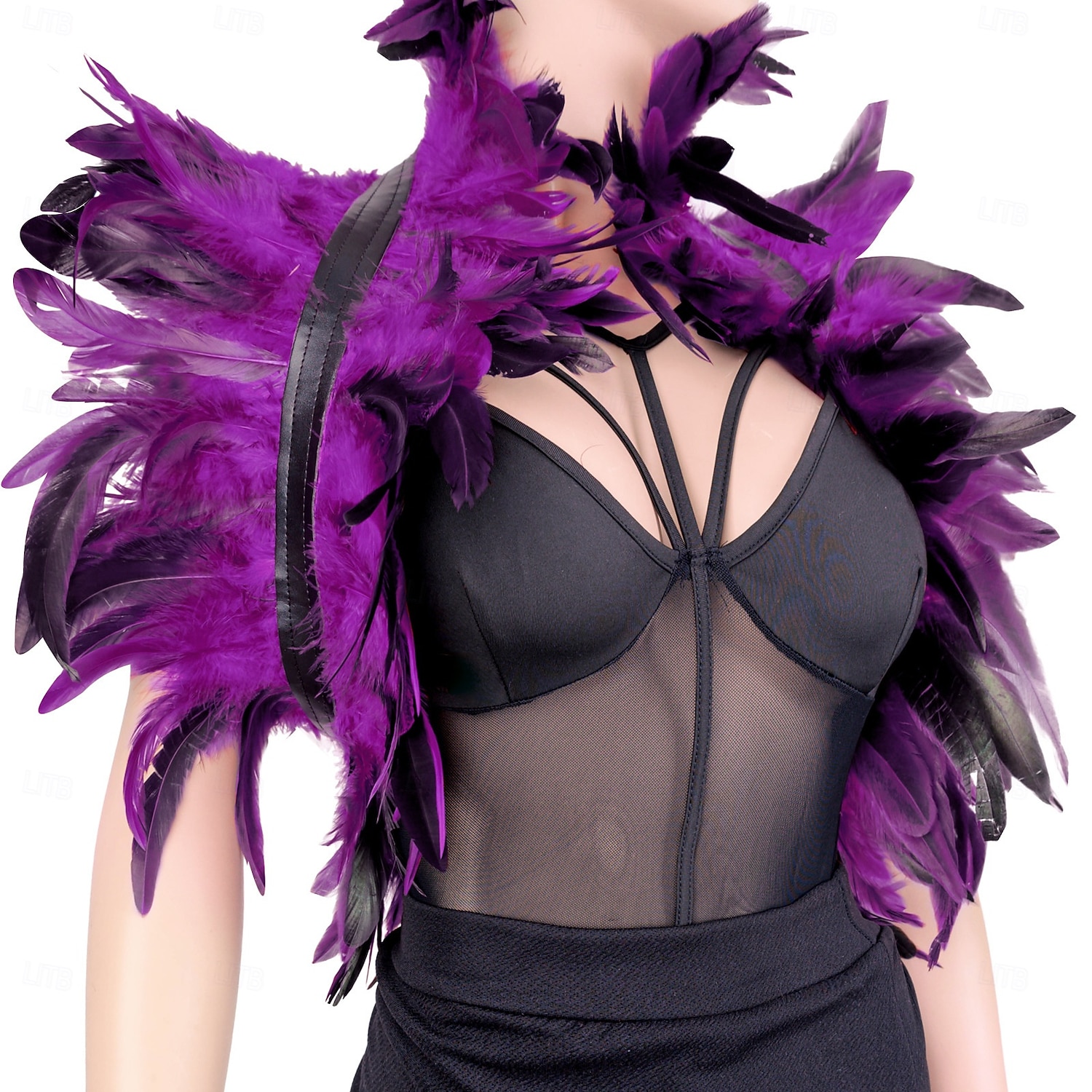 Carnaval 2026 Rio Carnaval Szamba Kiegészítők női piros tollas szárnyak hátizsák Brazíliai Fesztivál Előadói Jelmez 2026 - $17.99 –P10