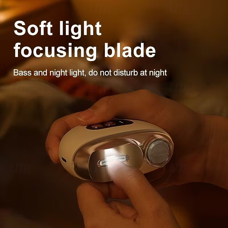 Умные электрические кусачки для ногтей 2-в-1: полировщик и триммер для ногтей, заряжаются через USB, литий-полимерный аккумулятор 500 мАч, с функциями защиты от порезов, шлифовки и подсветки, 2026 - €28.26 –P5