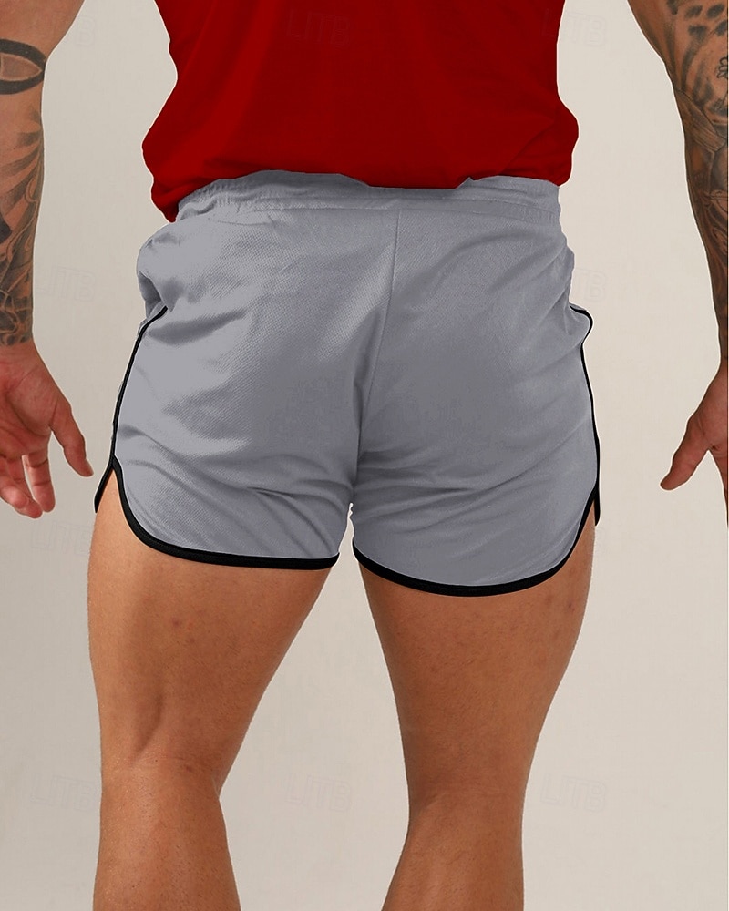 Homens Shorts de Corrida Calções atléticos Shorts de Academia Com Cordão Bolsos Cintura elástica Calção Casual Ao ar livre Férias Verão Secagem Rápida Leve Macio Treino de Ginástica Treinamento Ativo de 2026 por $17.99 –P15