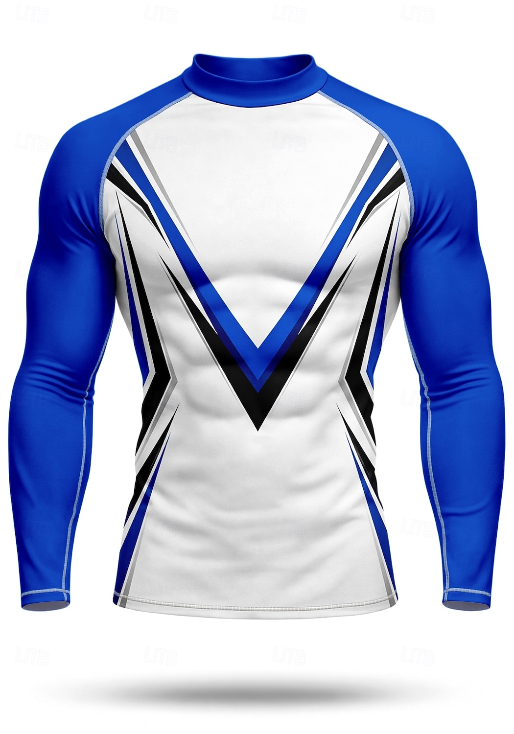 Men's Rash Guard Swim Shirt Geometric UPF50+ UV Protection Quick Dry Long Sleeve Swimwear Sun Shirt Surfing Canoeing Beach Summer 2026 - $27.99 –P2