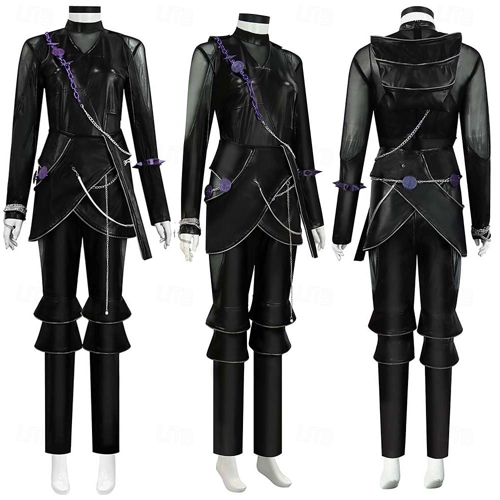Kpop Inspired Korean Idol Inspired Pop Star Costume Fancy Dress Virtual Idol for Girls' Kid's Adults' Halloween Carnival Performance Comic Con Anime Expo 2026 - CAD $190.99 –P16