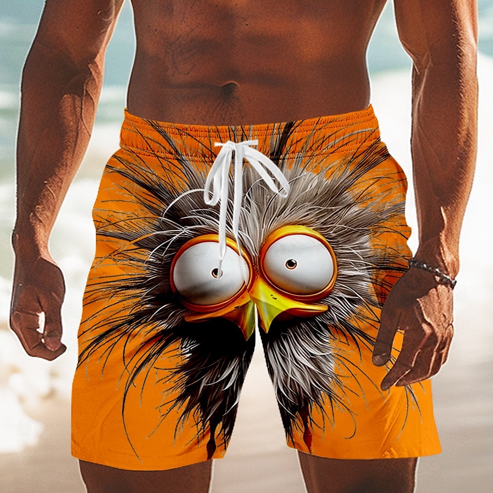 Per uomo Animale Cartoni animati Frizzle Chickens Costumi da bagno Pantaloncini da mare Pantaloncini da Surf Misura del girovita medio Divertente All'aperto Vacanza Tasche Laterali fodera in rete del 2026 a $20.99 –P4
