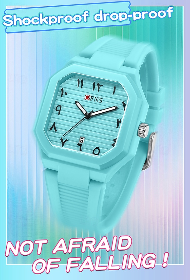 Мужчины Кварцевые Крупный циферблат Мода Наручные часы Светящийся Дайвинг Календарь Силикагель Часы 2026 - $27.99 –P12