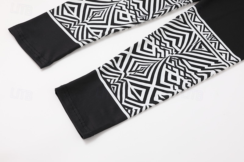 Damen Leggings Gemütliche Leggings Urlaub Vintage Ethno-Stil Volle Länge Hohe Taille Grafik Drucken Bequem Hohe Elastizität Lässig Täglich Urlaub Navy-Blau Dunkellila Schwarz Olive Frühling Herbst 2026 - $19.99 –P10