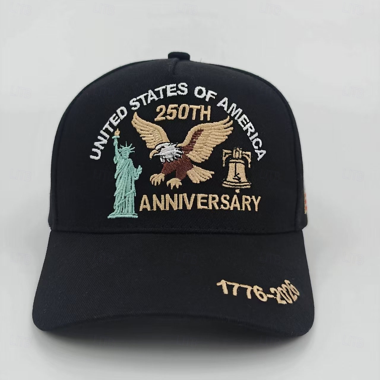 Casquette brodée commémorative du 250e anniversaire des États-Unis (1776-2026), aigle et statue de la Liberté &cloche, casquette de baseball patriotique avec écusson drapeau américain, commémoration de 2026 ? $21.99 –P11