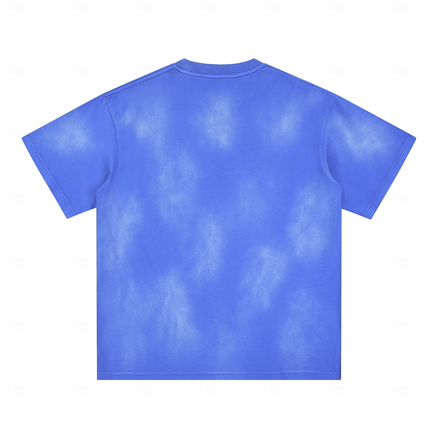 Men's T Shirt 100% Cotton Acid Wash Shirt Tee Top Short Sleeves Crew Neck Summer Spring Plain Fashion Designer Basic Garment Dyed Plain Vacation Street Going out Blue Black Pink Top Tee for Men 2026 - $32.99 –P3