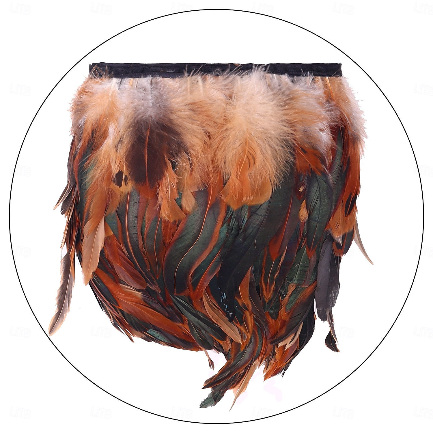 Carnaval 2026 Accessoires de Carnaval de Rio Samba Cape Châle Femme Plumes Rouges et Noires avec Bord en Dentelle Costume de Performance Festival Brésilien de 2026 ? $11.99 –P11