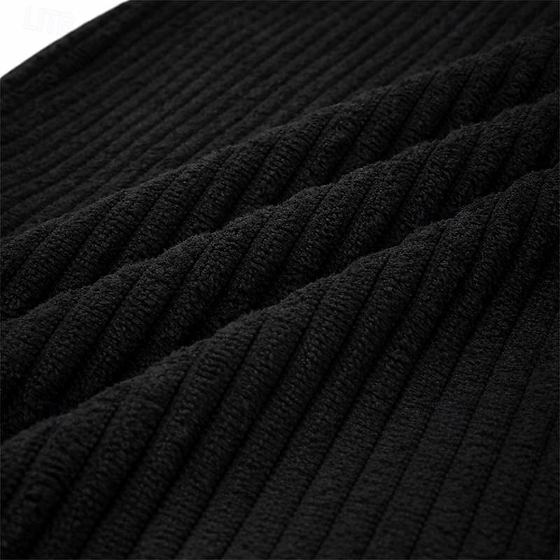Hombre Pantalones de Deporte Pantalones Pantalones de Pana Pantalones anchos Pantalones deportivos de pierna recta Correa Cintura elástica Color sólido Comodidad Longitud total Exterior Casual Diario 2026 - $28.99 –P5