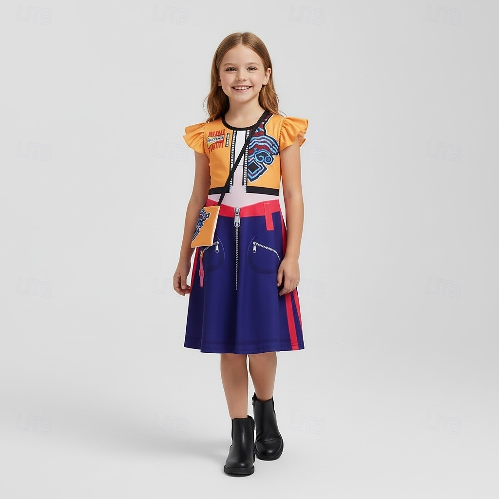 Вдохновленный K-pop Вдохновлено корейскими идолами Идол Поп-звезда Костюм Забавный костюм Виртуальный идол for Девочки Дети Хэллоуин Карнавал Выступление Комик-Кон Аниме Экспо 2026 - $12.99 –P1